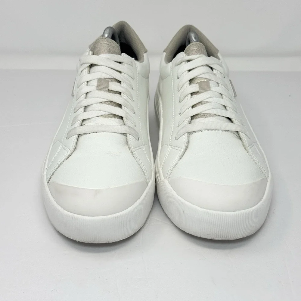 Dr Scholl's Women's Time Off Sneaker Size 9.5M White Gold Faux Leather - Picture 4 of 13